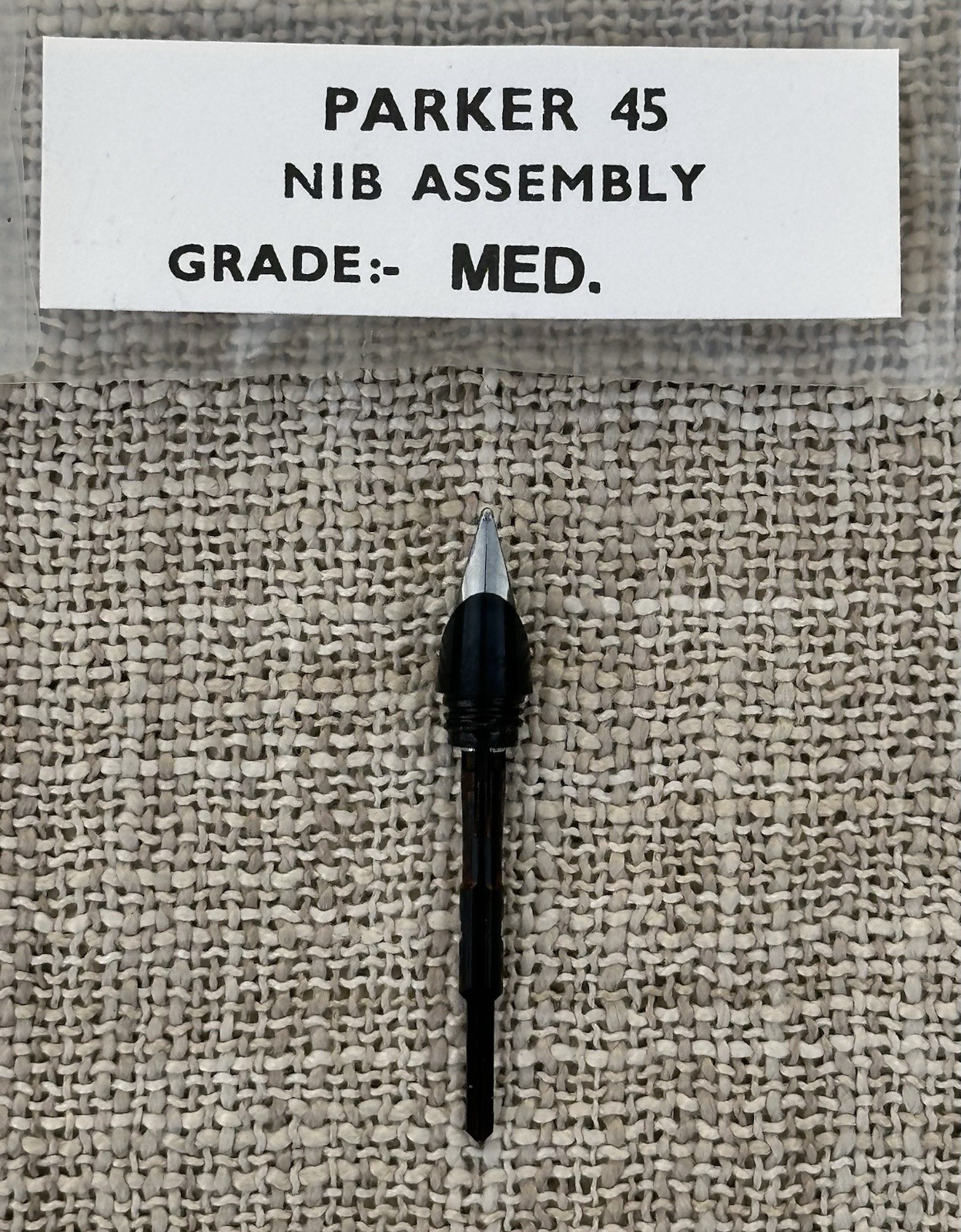 Genuine Parker 45 Fountain Pen Nib Unit, Medium, NOS, OEM Replacement 1960-1993