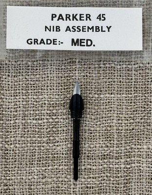 Genuine Parker 45 Fountain Pen Nib Unit, Medium, NOS, OEM Replacement 1960-1993