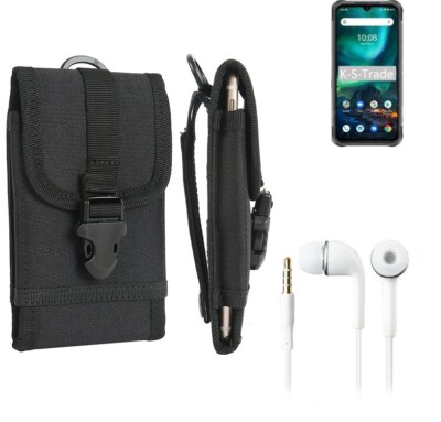 Holster für UMIDIGI Bison 2021 + Headset Outdoor Schutz Hülle Gürtel Tasche C