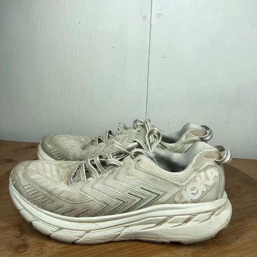 Hoka Shoes Womens 8.5 Clifton 4 OV Running Sneakers Gray Workout Comfy Road - Picture 2 of 17