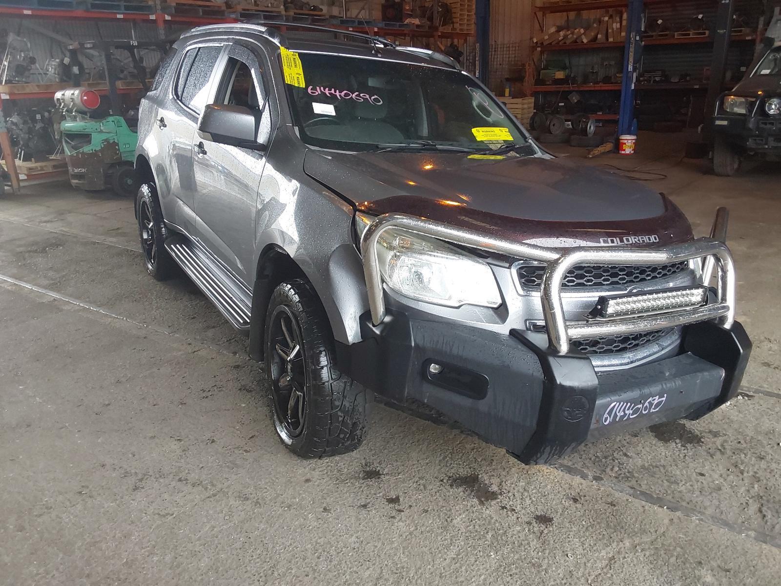 HOLDEN COLORADO CONSOLE RG, CENTRE CONSOLE LID ONLY, LEATHER, BLACK, 06