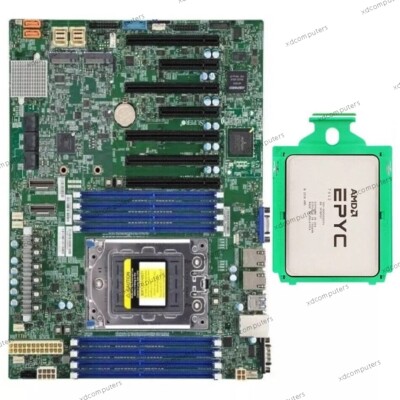Supermicro H12SSL-i Mainboard + AMD EPYC 7282 7302 7402 7542 7642