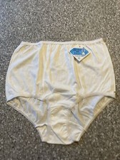 Vintage Panties Women's Size 9 Cotton/Poly Granny Briefs 1 Pair NWT USA made