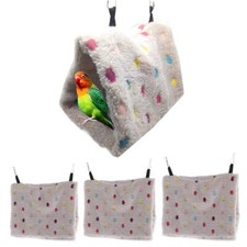 Warm Birds Hanging Hammock Birds Nest For Birds Finches Lovebirds Parakeet