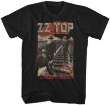 Image of Officially licensed ZZ Top Tres Hombres Mens Black T Shirt ZZ Top Classic Tee