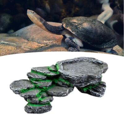 Turtle Hide Out Resin Cave Terrapin Amphibians Semi Aquatic