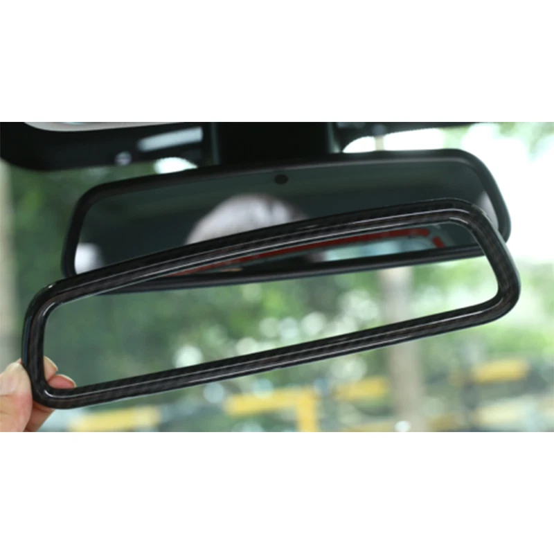 适用于揽胜 Sport 2009 - 2017 碳纤维内部后视镜框装饰 — 第 4/4 张图片