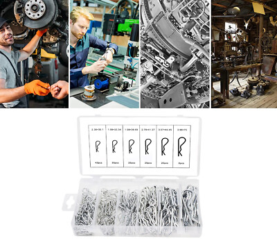 Collezione Clipper Kit Di 150 Fermagli A R  R-Clip  Di Varie Misure Con Custodia 1070281 - Foto 11