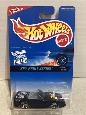 Hot Wheels 1996 - Chevrolet Corvette 556 Black Spy Print Series