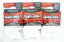 3 Pairs Feetures High Performance Socks Cushion No Show Tab Small