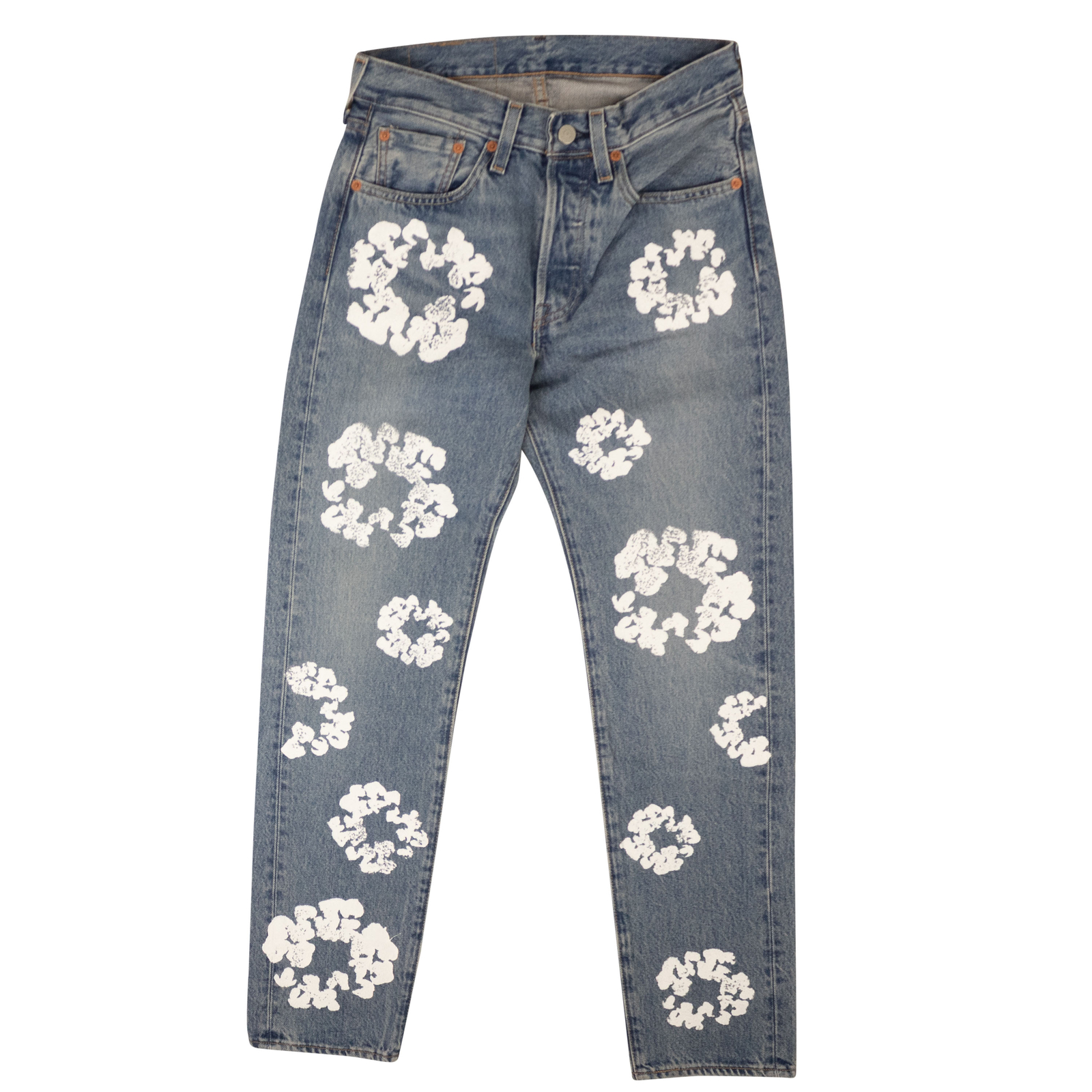 Светло-синие джинсы NWT DENIM TEARS The Cotton Wreath, размер 29
