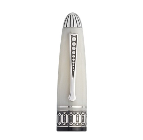 Marlen Opera Fountain Pen #Numbered Edition #Silver #Celluloid - Picture 5 of 5