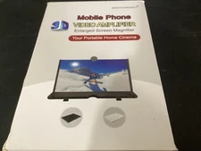 Mobile Phone 3-D Video Amplifier Screen Magnifier