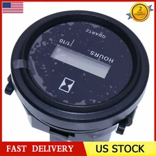 12V 24V 36V Digital Hour Meter For Marine Boat Engine 2" Round Gauge US STOCK