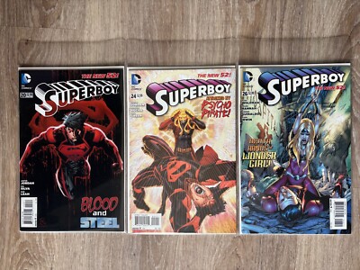 3 Superboy DC Comics 20 (2013) 24 (2013) & 26 (2014) Wondergirl