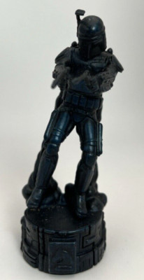 Star Wars 2005 Saga Edition Chess Set Replacement Black Jango Fett Knight