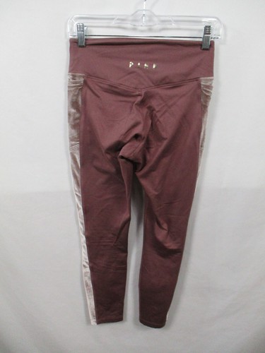 Victoria's Secret Damen Leggings klein lila kuschelig PINK Samt Taschen Stretch - Bild 5 von 10