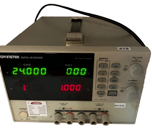 GW INSTEK GPD-2303S Programmable Linear DC Power Supply GER892890 GPD2303S
