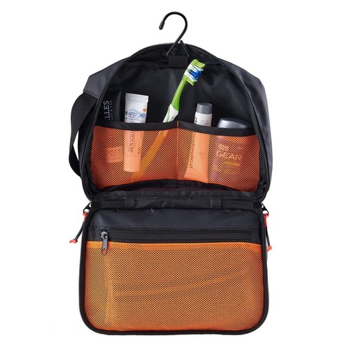 Caribee HANGING ADVENTURE TOILETRY BAG BLACK - Picture 2 of 3
