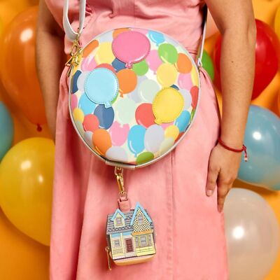Loungefly Up Balloon House Figural Crossbody Bag With Coin Purse