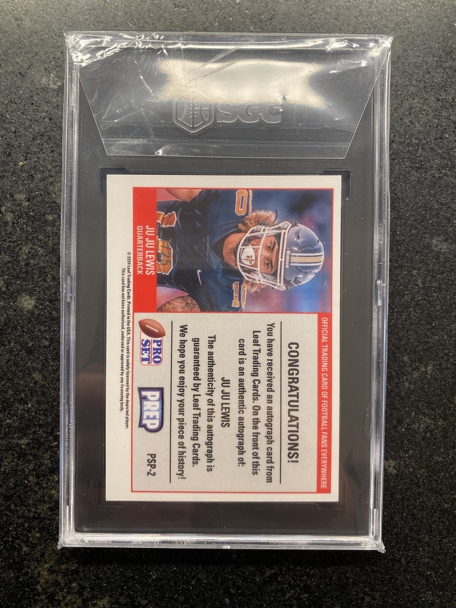 Ju Ju Lewis Auto /25 - SGC 9.5 Mint+ - 2024 Leaf Pro Set