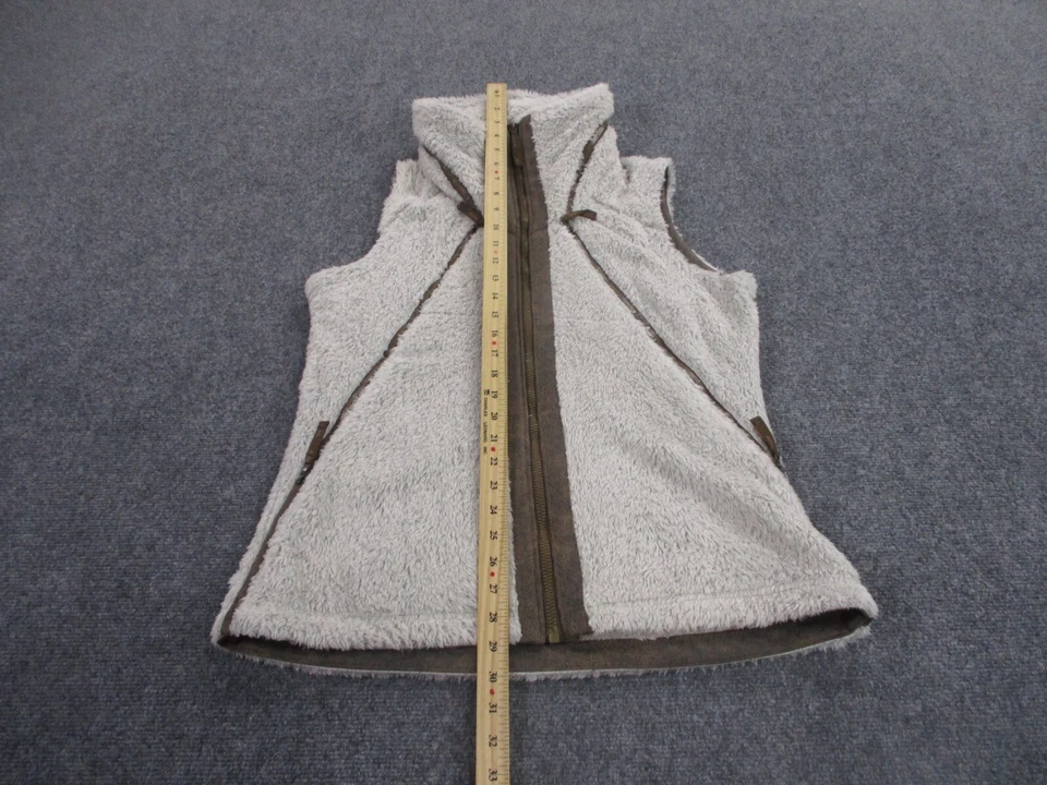 Kuhl Chaleco Chaqueta Adulto L Beige Vellón Difuso Senderismo Cremallera Aire Libre Camping Mujeres Foto 3 de 4