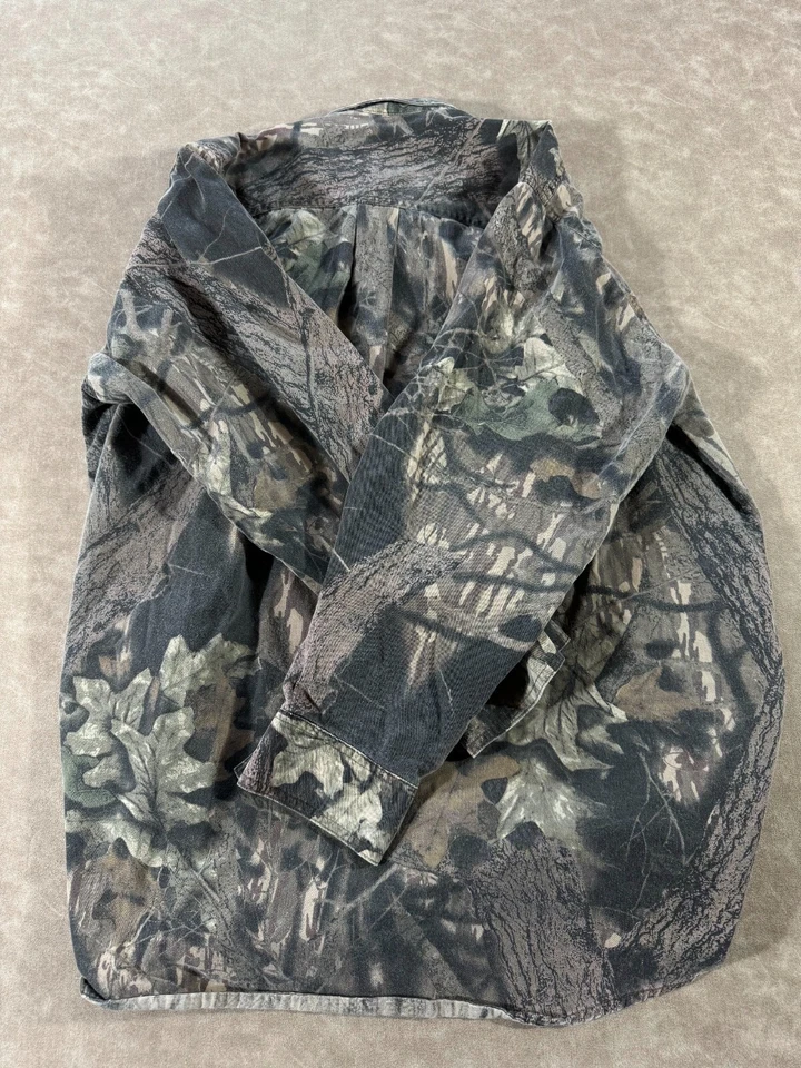 Mossy Oak Brand Camo Mens Cutler-Hammer Long Sleeve Multicolor Hunting Shirt XL - Image 2 of 4
