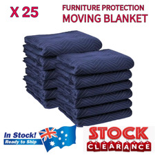 25x Heavy Duty Moving Blanket Furniture Protection Quilted Removalist 1.8Mx2M
