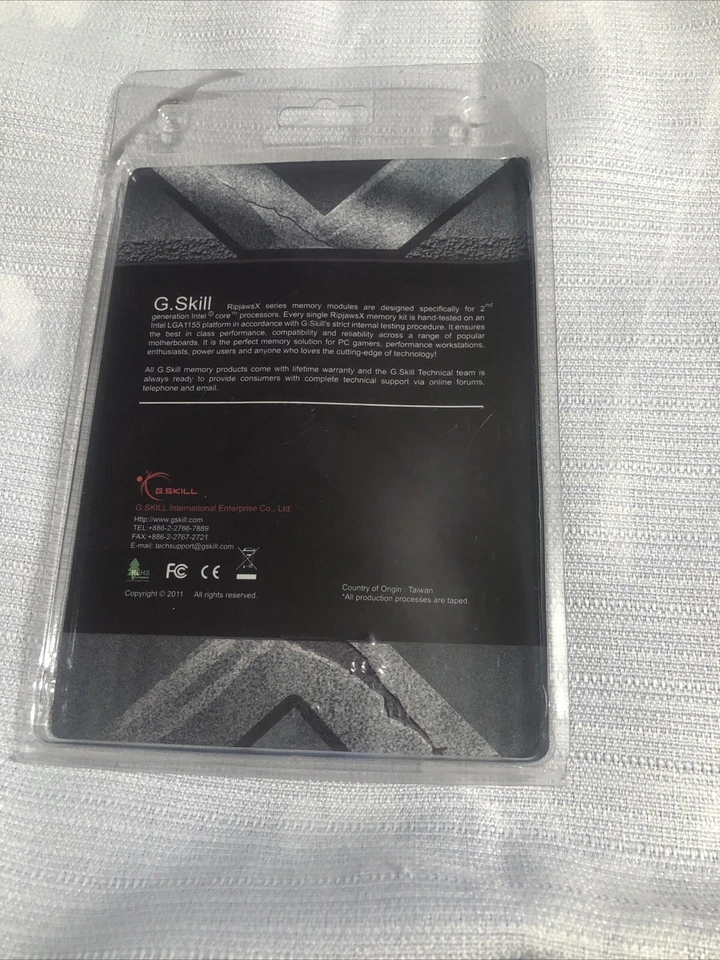 2 G.SKILL Ripjaws DDR3-1600 CL9-9-9-24 (4x8GB) Memory Intel XMP F3-1600C9Q-32GXM - Image 3 of 3