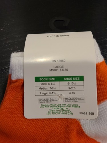 GIRL SCOUTS 2 PAIR OF LOW CUT SOCKS LARGE - Picture 6 of 6