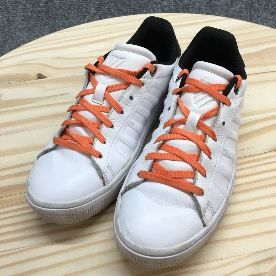 K Swiss Shoes Womens 6 Court Frasco Casual Low Sneakers 95453-102 White Leather - Image 3 of 4