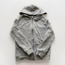 Cat  Jack Small 6/7 Boys Gray Zip Up Hoodie Sweatshirt Light Jacket