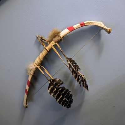 #ad #ad Native American Indian Sioux Ceremonial Dance Stick Wand Buffalo Bone Vintage $120.00