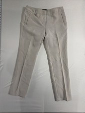 Adrianna Papell Beige Straight Leg Front Pockets Womens Pants Size 4