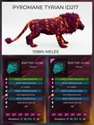 Pyromane Top Stats BABY PAIR  Ark Survival Ascended Official PVE PC/XBOX/PS5