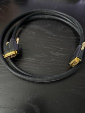 Monster Cable DVI400 Braided Male To Male Video Cable Gold Plated - 6 Ft