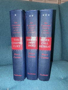 Bruce Catton Centennial History of the Civil War 3-Volume Hardcover Set