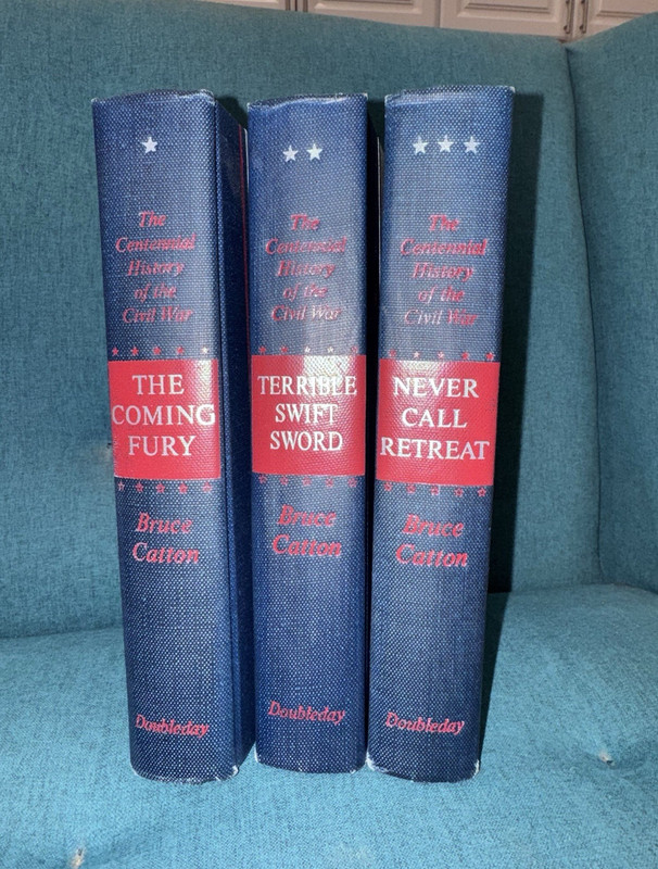 Bruce Catton Centennial History of the Civil War 3-Volume Hardcover Set