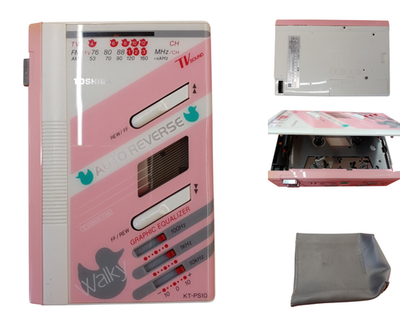 For Parts or Repair) Toshiba KT-PS10 Portable Cassette