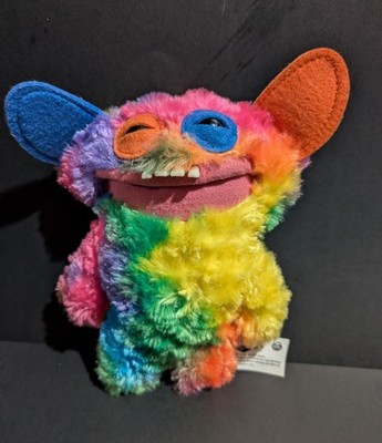 Fuggler Grin Grin Rainbow Funny Ugly Monster Plush Doll 9'' Teeth Snuggler 2018