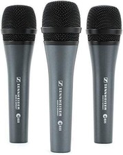 Sennheiser E835 Microphone, Pack of 3