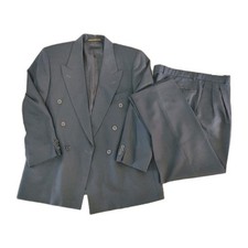 Men's Vintage Navy Blue St Michael Suit Size 40 34 Leg 27 Short