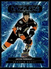 2022-23 Upper Deck Series 2 Dazzlers Blue #DZ-52 Jacob Perreault