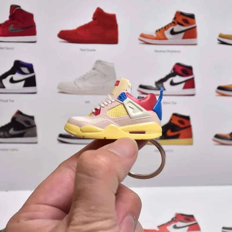 nike air jordan Basketball Shoe Keychain 3D Model Ornament Trendy Accessory - Image 4 of 4