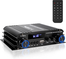 2.1 Channel Stereo Audio Amplifier,300Wx2 360W High Power Stereo Subwoofer Amp w