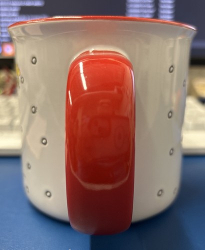 Kaffeebecher Snoopy und Woodstock Schneefall. Merry & Bright. Erdnüsse. Rot. Neu. - Bild 2 von 7