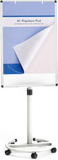 ECO - Lavagna Magnetica Mobile, 90 X 60 Cm, Supporto per Lavagna a Fogli Mobili,
