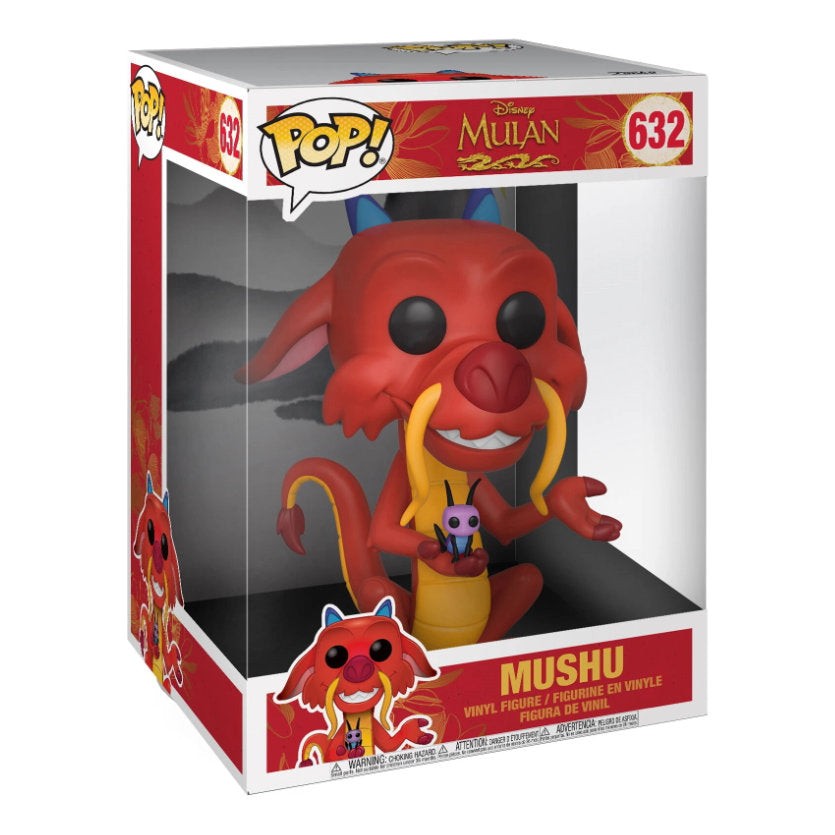 Funko Pop! Disney - Mushu (Versión Jumbo) #632 | Figura Vinilo