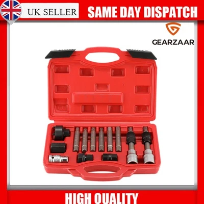 GEARZAAR Alternator Freewheel Pulley Removal Tool Set 13 FOR Audi, BMW, Citroen, Ford Etc