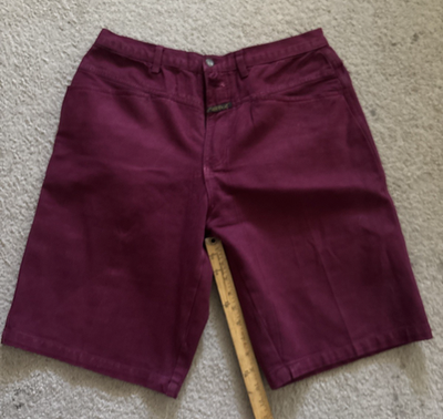 VTG Y2K Marithe Francois Girbaud Red Stripe Jean Shorts Denim USA